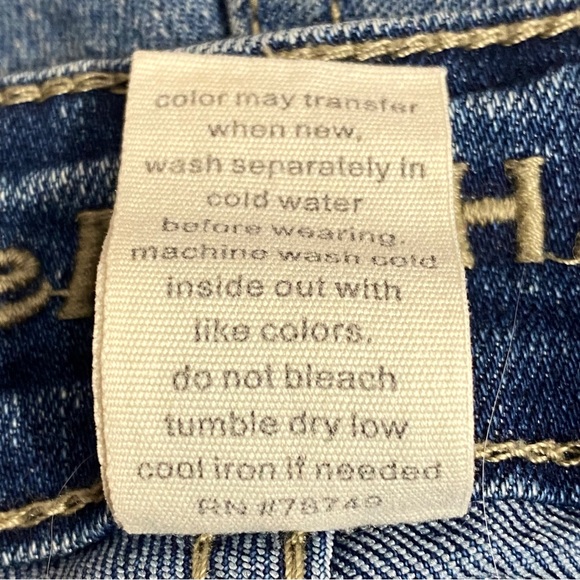 BLUE ASPHALT Uptown slightly distressed skinny jeans long length 5 - Picture 10 of 10